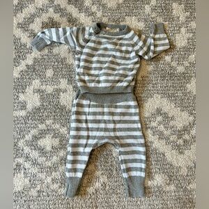 FIRSTS- striped sweater set for baby boy
